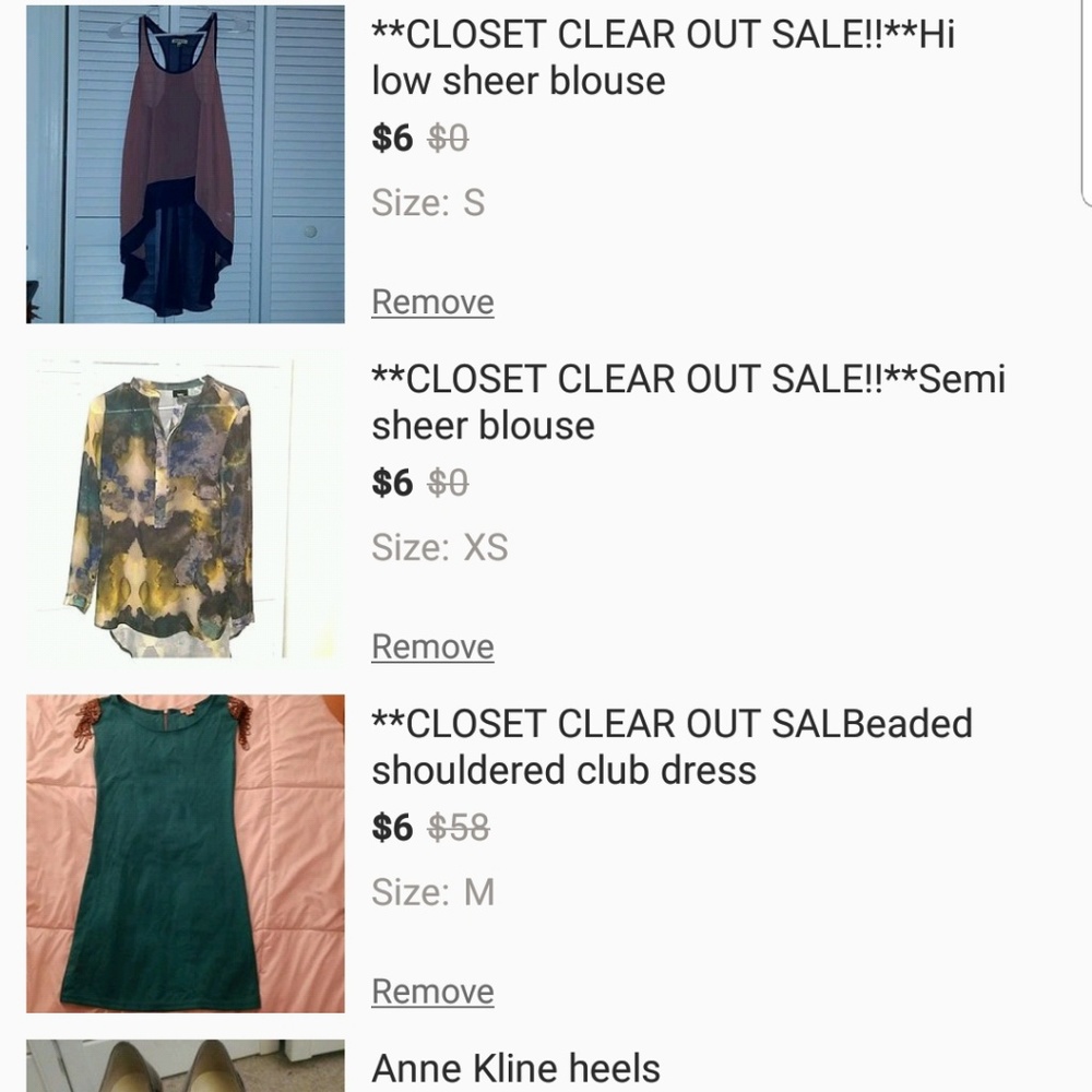 Bundle for fellow posher DO NOT BUY